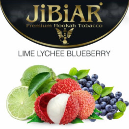Табак Jibiar Lime Lychee Blueberry (Лайм Личи Черника) - 100 грамм